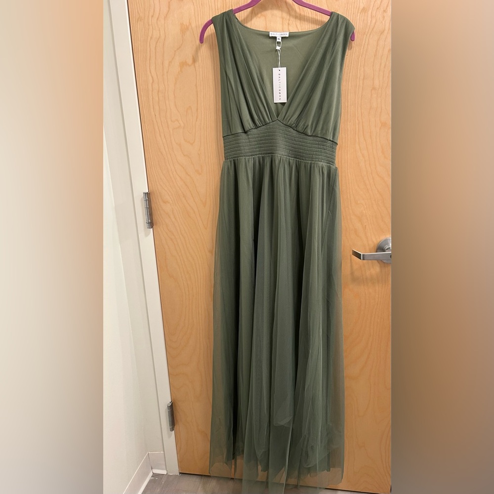Baltic Born Sage Green Maxi Dress Brand New with Tags XL